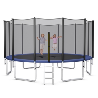 Best Buy Gymax 16 FT Outdoor Trampoline Bounce Combo W/Safety Closure Net Ladder offer