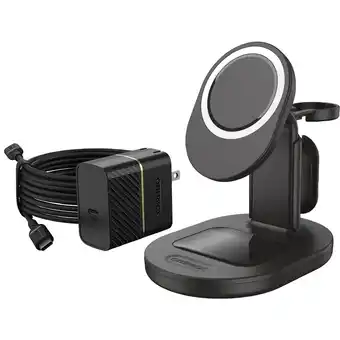 Best Buy OtterBox 3-in-1 36W Wireless Charging Station with MagSafe (78-80565) - Black offer