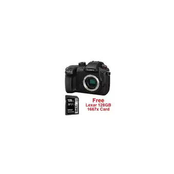Best Buy Panasonic GH5 Mark II Camera Body + 128GB 1667x Lexar Pro Card offer