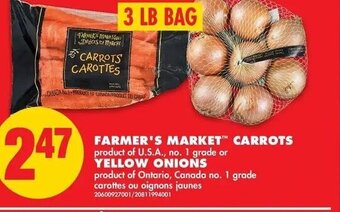 No Frills Farmer's Market Carrots offer