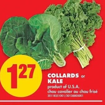 No Frills Collards or Kale offer