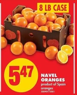 No Frills Navel Oranges offer