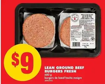 No Frills Lean Ground Beef Burgers Fresh offer