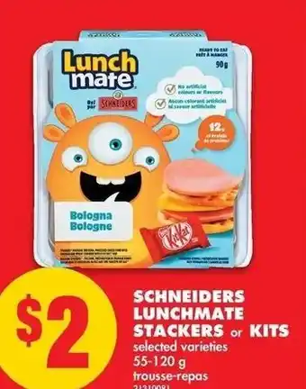 No Frills Schneiders Lunchmate Stackers or Kits offer