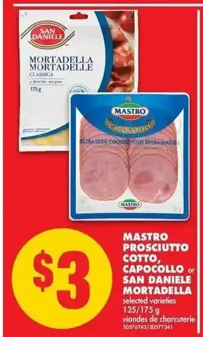 No Frills Mastro Proscuitto Cotto offer
