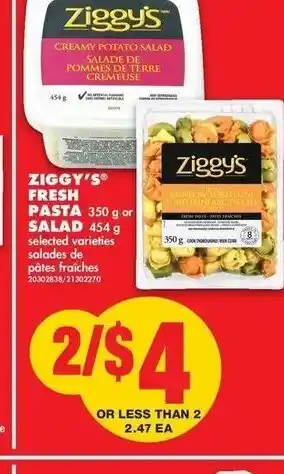 No Frills Ziggy's Fresh Pasta Salad offer