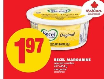 No Frills Becel Margarine offer