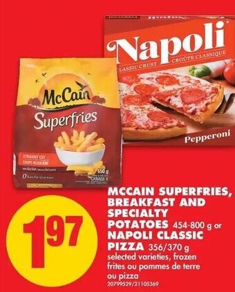 No Frills Mccain Superfries offer