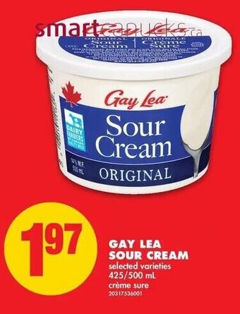 No Frills Gay Lea Sour Cream offer