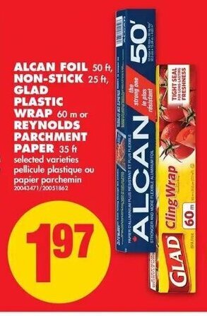 No Frills Alcan Foil offer