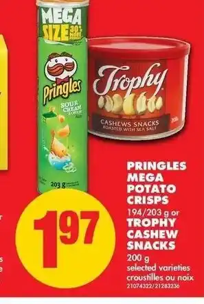 No Frills Pringles Mega Potato Crisps offer