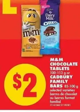 No Frills M&M Chocolate Tablets offer