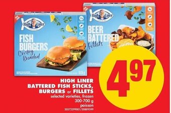 No Frills High Liner Battered Fish Sticks offer