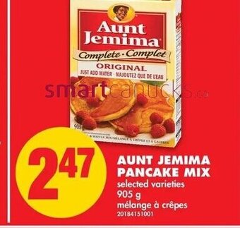 No Frills Aunt Jemima Pancake Mix offer