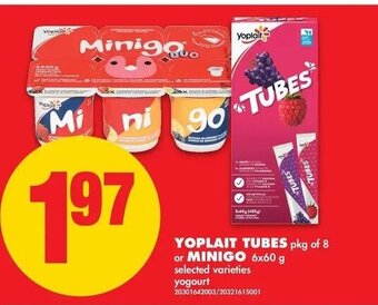 No Frills Yoplait Tubes offer