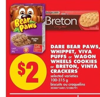 No Frills Dare Bear Paws offer