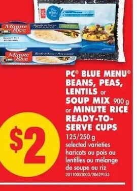 No Frills PC, Blue Menu offer