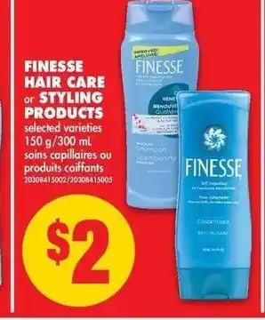 No Frills Finese Hair Care or Styling Products offer