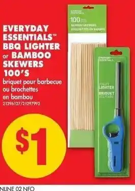 No Frills Everyday Essentials Bbq Lighter offer
