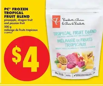 No Frills Frozen Tropical Fruit BLend offer