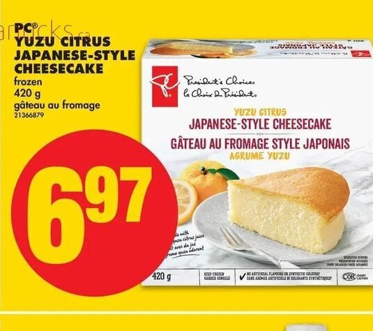 Yuzu Citrus Japanese Style Cheesecake Offer At No Frills
