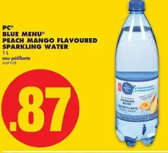 No Frills Blue Menu Peach mango Flaboured offer