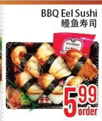 FreshLand Supermarket BBQ Eel Sushi offer