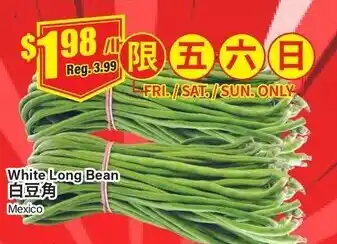 Terra Foodmart White Long Bean offer