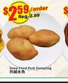 Terra Foodmart Deep Fried Pork Dumpling offer
