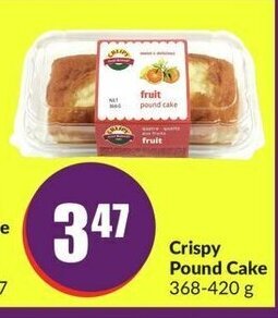 FreshCo Crispy Pound Cake offer