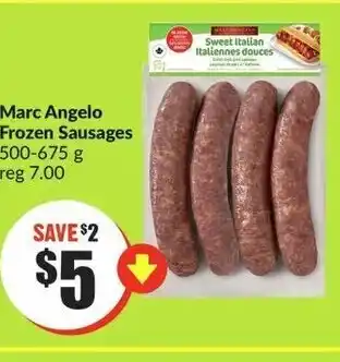 FreshCo Marc Angelo Frozen Sausages offer