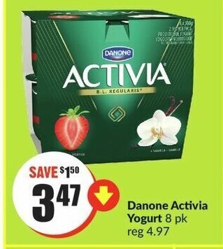 FreshCo Danone Activia Yogurt offer
