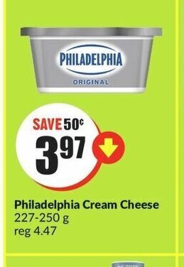 FreshCo Philadelphia Cream Cheese offer