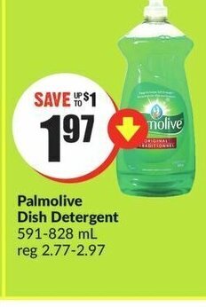 FreshCo Palmolive Dish Detergent offer