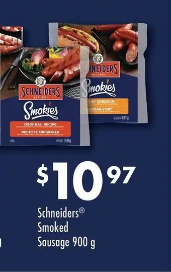 FreshCo Schneiders Smoked Sausage offer