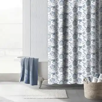 Giant Tiger Debbie Travis® Faux Linen Charlotte Shower Curtain, 72-in. offer