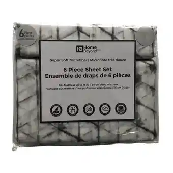 Giant Tiger Double Printed Microfiber Sheet Set, 6-Pieces offer