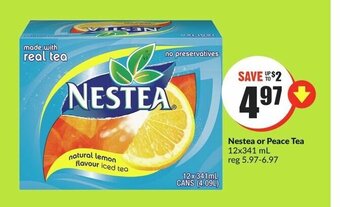 FreshCo Nestea or Peace Tea offer