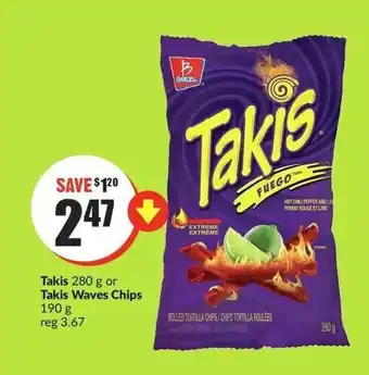 FreshCo Takis Takis Waves Chips offer