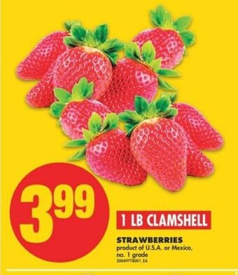 No Frills Strawberries offer