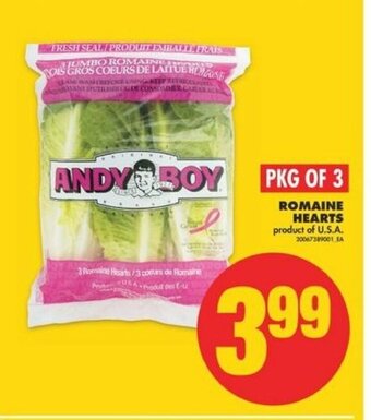 No Frills Romaine Hearts offer
