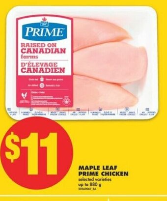 No Frills Maple Leaf Prime Chicken offer