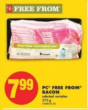 No Frills PC Free From Bacon offer