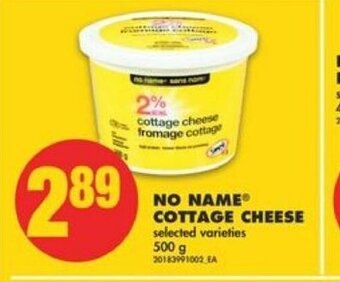 No Frills No Name Cottage Cheese offer