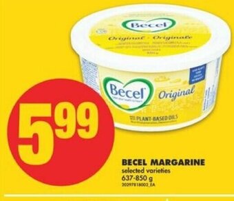 No Frills Becel Margarine offer