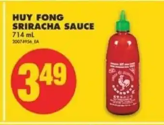 No Frills Huy Fong Sriracha Sauce offer