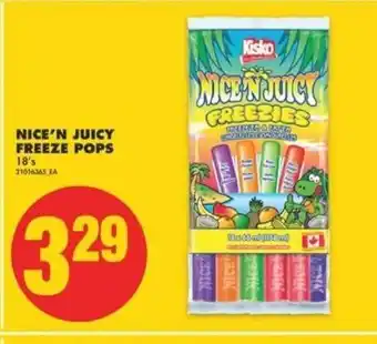 No Frills Nice'n Juicy Freeze Pops offer