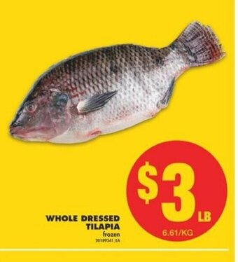 No Frills Whole Dressed Tilapia offer
