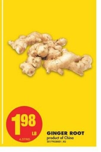 No Frills Ginger root offer