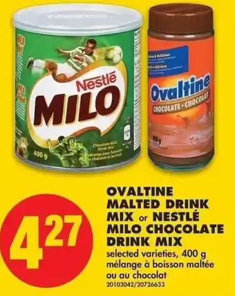 No Frills Ovaltine Malted Drink Mix offer